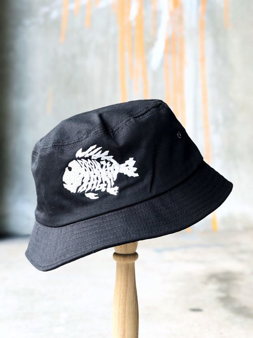  JM19SS005 / BRONZE AGE FISH HAT / BLACK