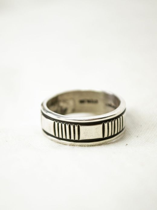 Indian Jewelry BRUCE MORGAN SILVER RING
