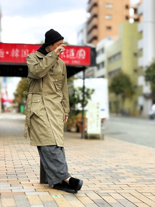 ANACHRONORM AN007 / TRENCH COAT / KHAKI