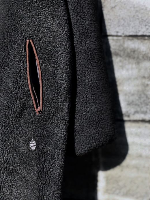 ALDIES A3101128 / VENUS BOA COAT / BLACK