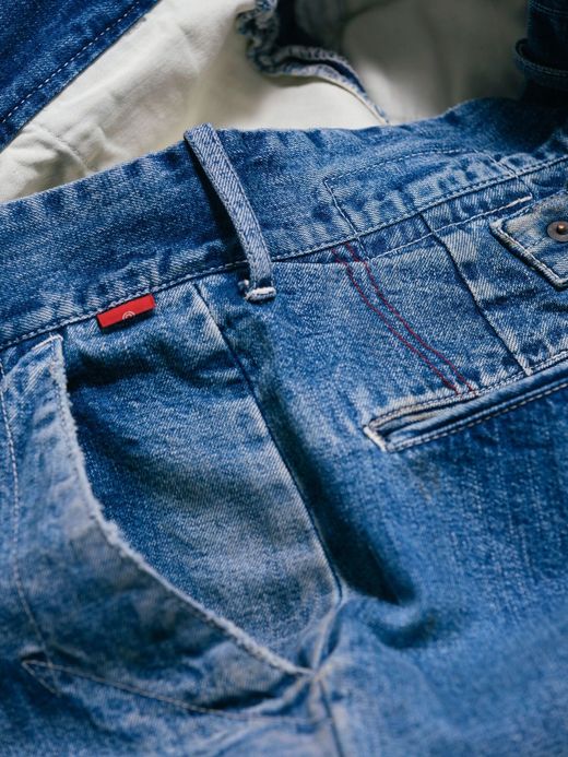 ANACHRONORM NM-TR01-HRW19 / DENIM WIDE TROUSERS / REMAKE WASH