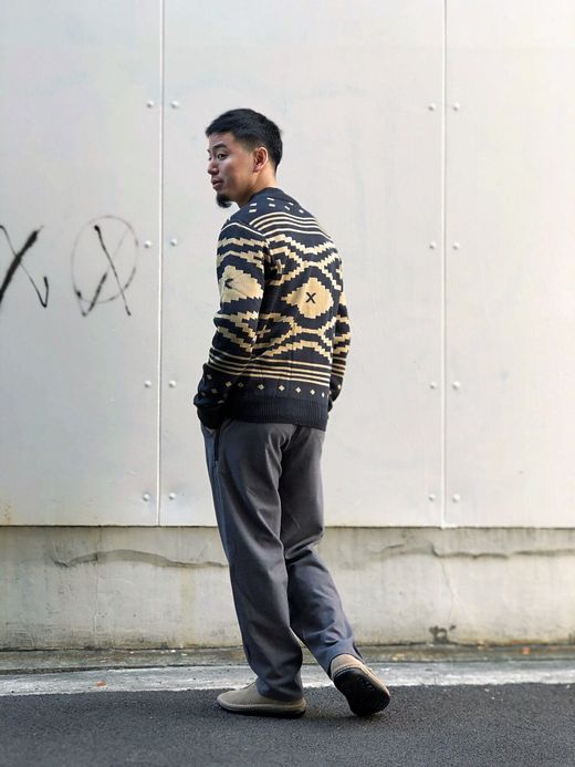 ROARK REVIVAL RSW125 / MUNRO CARDIGAN / NAVY