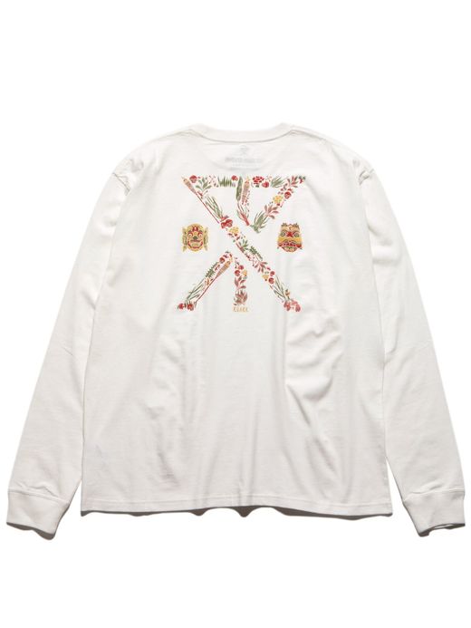 ROARK REVIVAL RLTJ603 / "JOGLO" L/S TEE / WHITE