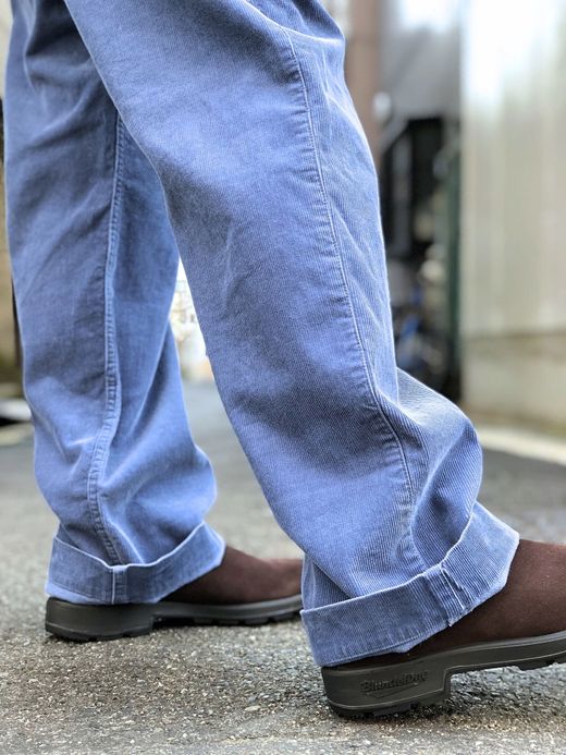 NECESSARY or UNNECESSARY Wide "Corduroy" / blue