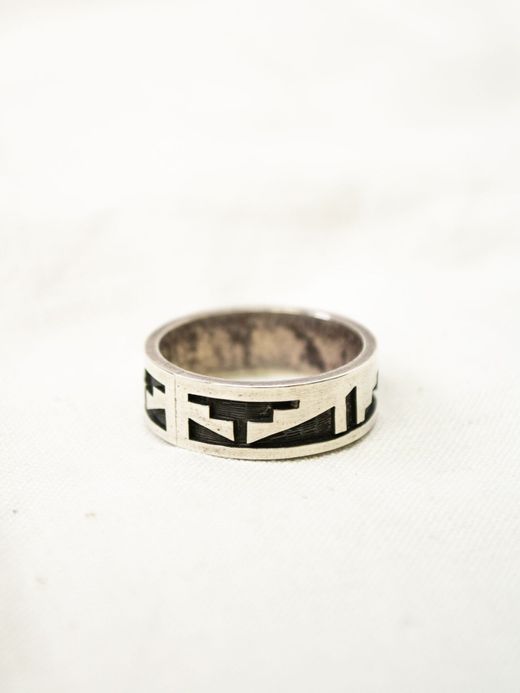 Indian Jewelry DUANE TAWAHONGVA SILVER RING