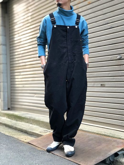 アナクロノーム　チェック　オーバーオール　01. ANACHRONORM/アナクロノーム MILITARY TAPERED OVERALL AN157