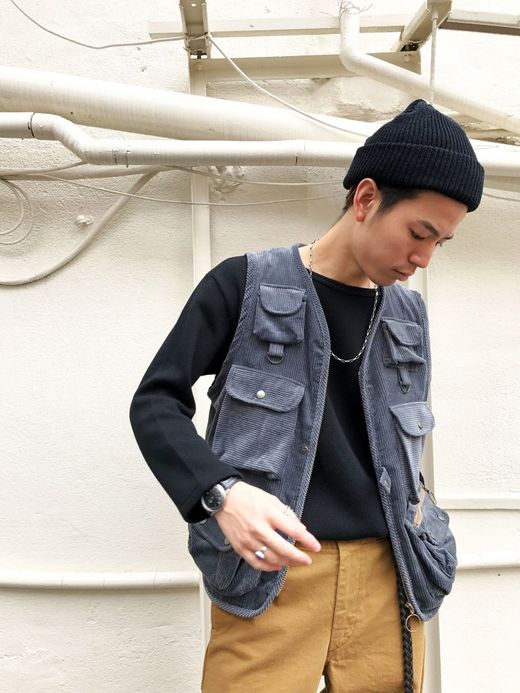 VOO Corduroy Guide Vest / charcoal