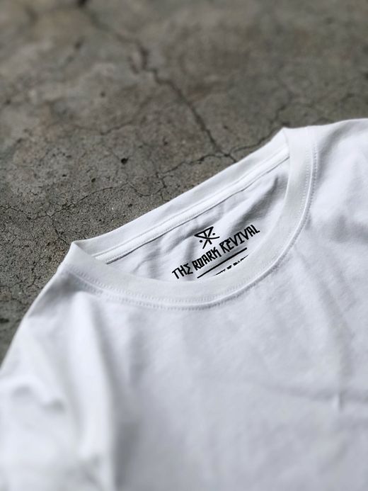 ROARK REVIVAL RTJD501 / "HIGH STAKES" TEE / WHITE