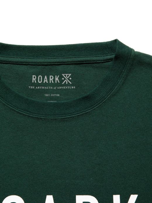 ROARK REVIVAL RTJC701 / "LOGO" TEE / HUNTER