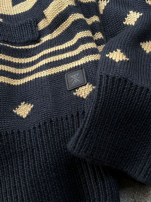 ROARK REVIVAL RSW125 / MUNRO CARDIGAN / NAVY