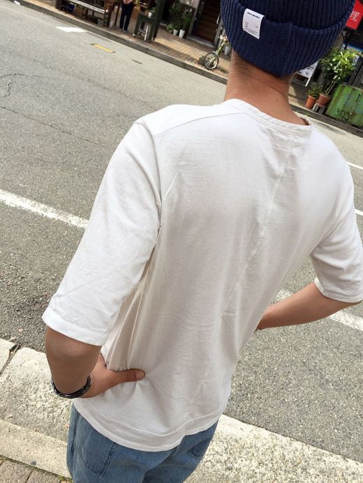 remilla グランコット 五分 Henley / UD, WHT