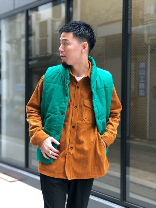  19FW-MP010 / BERKELEY OVER SHIRTS / キャメル