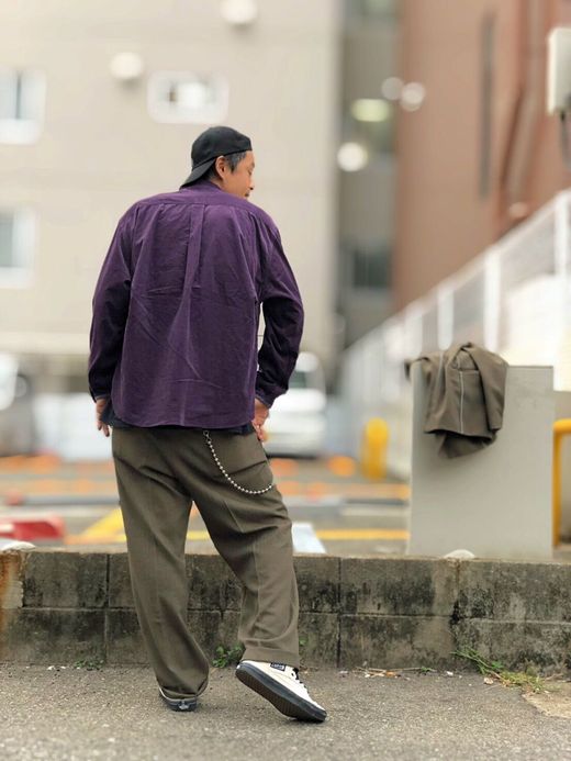 ANACHRONORM AN008 / RE-SIZE SHIRTS / PURPLE
