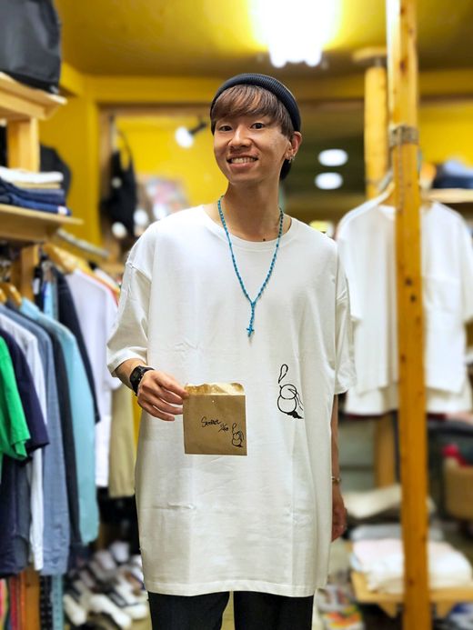 VOO God Combo Tee With Rosario / white