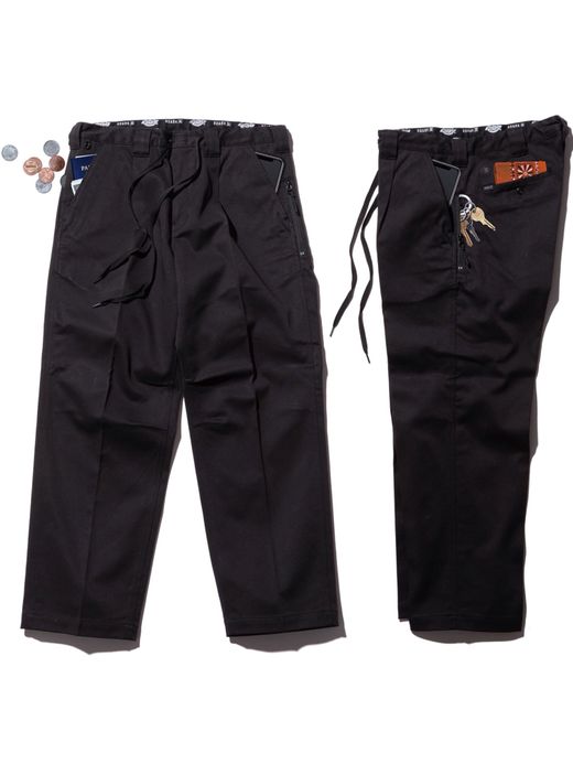 ROARK REVIVAL RPJ610 / ROARK × DICKIES - NEW TRAVEL PANTS - RELAX TAPERED / BLACK