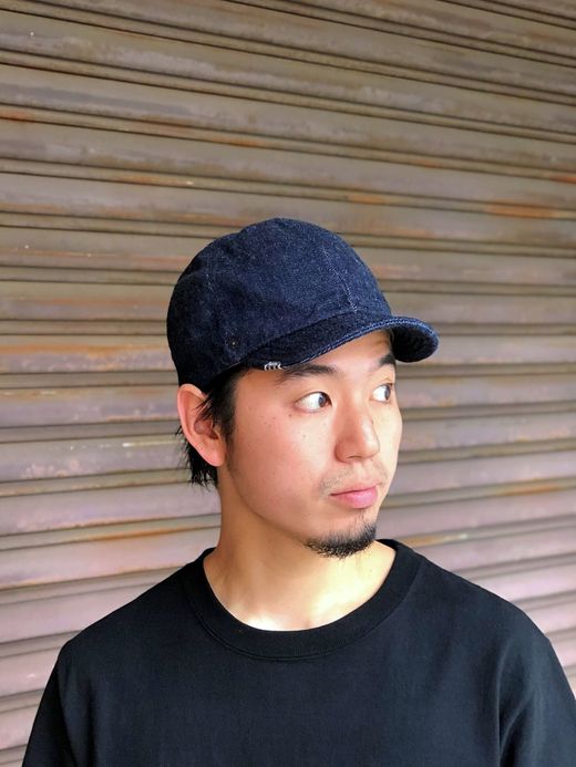 ANACHRONORM ANDC-043 / DENIM BALL CAP / INDIGO × NAVY ST.
