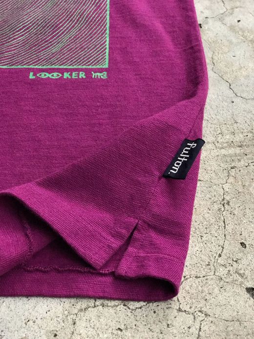 fulton ONE LINE SWIRL TEE / STRANGE PURPLE