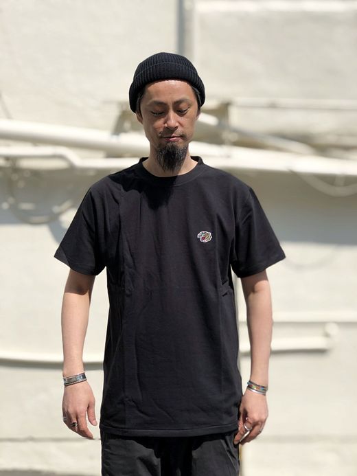 ROARK REVIVAL RTJHW521 / "TIGER HEAD" 9.3oz H/W TEE / BLACK