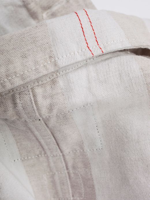 ANACHRONORM ANA351 / STRIPE WORK LAPEL JK / OFF WHITE