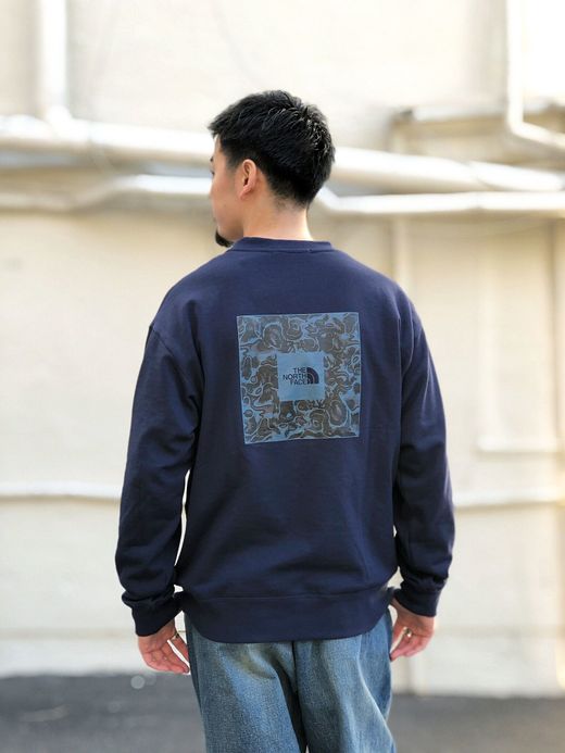 THE NORTH FACE NT61964 / RAGE L/S SWEAT CREW / モンタージュブルー