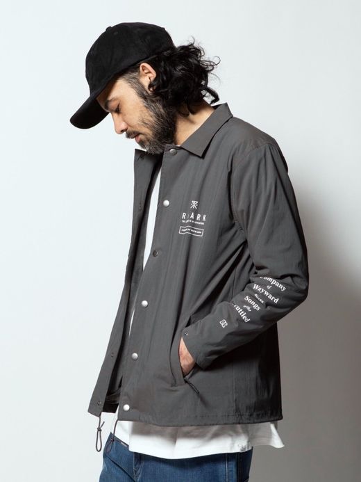 ROARK REVIVAL RJJ556 / "SONGS OF THE SCUTTLED" ST COACHES JACKET / GREY