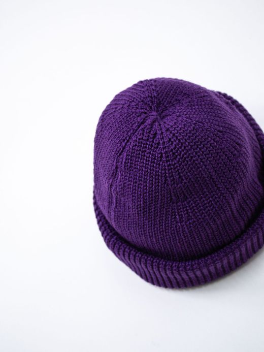 THE UNION TCH00116 / THE ROUGH KNIT CAP / PURPLE