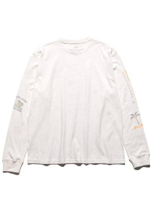 ROARK REVIVAL RLTJ604 / "WILDLIFE" L/S TEE / WHITE