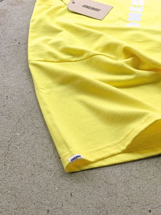  OW-T-05 / "ONEDERFUL" S/S TEE / YELLOW