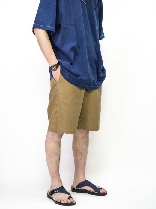 THE UNION TBO-0031 / HERINGBOON SHORT PANTS / BEIGE