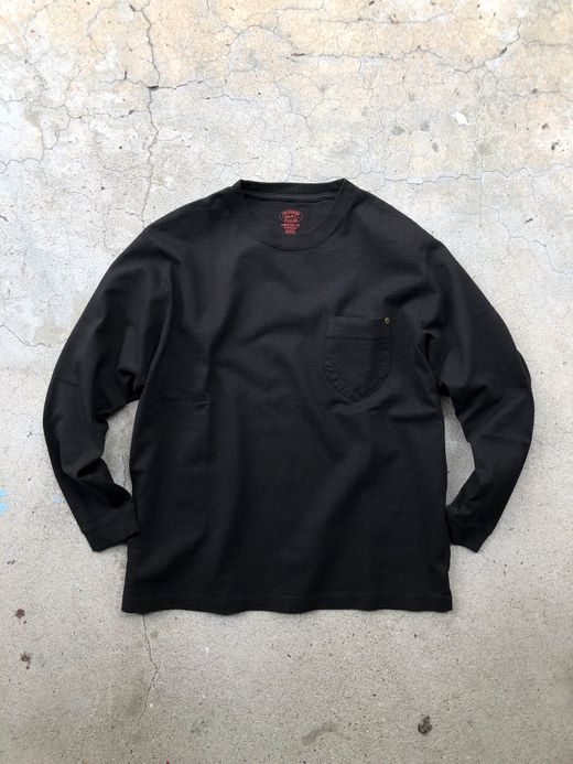 ANACHRONORM NM-TS04 / STANDARD HEAVY WEIGHT L/S  T-S / BLACK