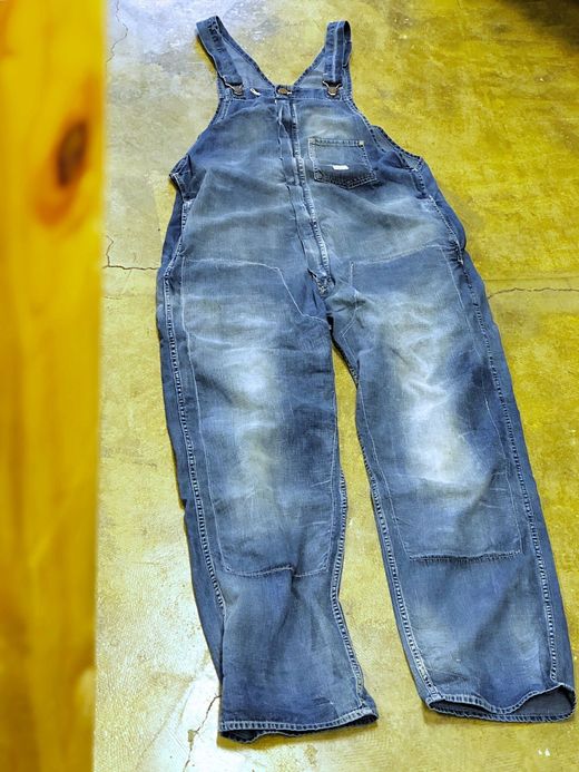 ANACHRONORM 8ozDenim Tapered Overall / indigo(aging wash)