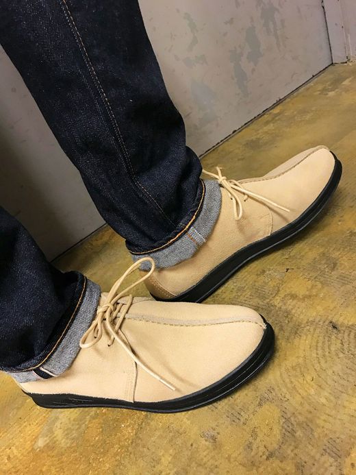 MANEBU LOWLY Suede / beige