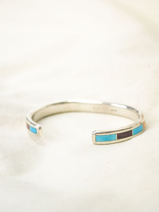 Indian Jewelry LARRY LORETTO INLAY BANGLE / TYPE D