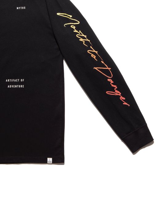 ROARK REVIVAL RLTJ650 / "TYPOLOGY" L/S TEE / BLACK