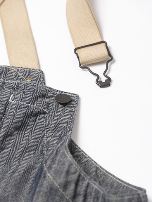 ANACHRONORM AN118 / DECK OVER PANTS / INDIGO ONE WASH