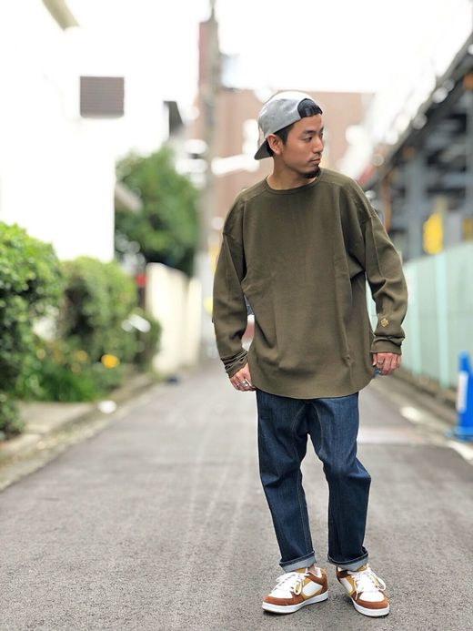ALDIES A1901628 / BACK BUTTON BIG THERMAL / KHAKI