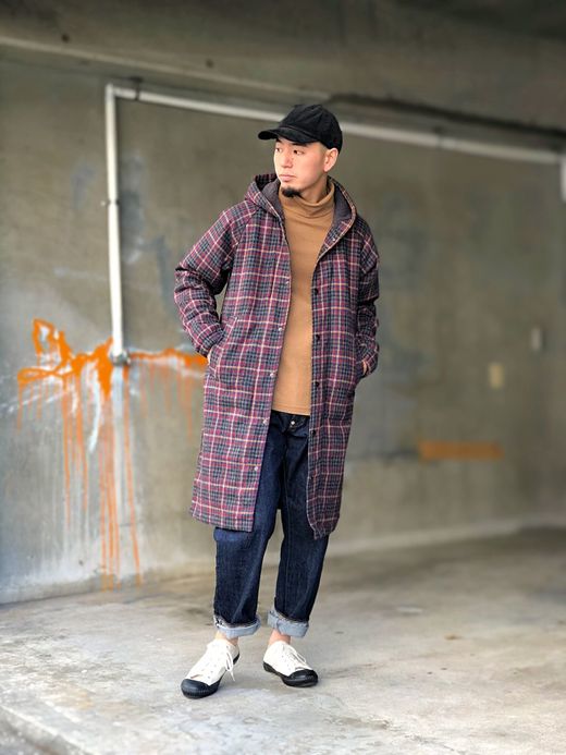 VOO VOO-888 / EXCEL BENCH COAT / CHARCOAL CHECK