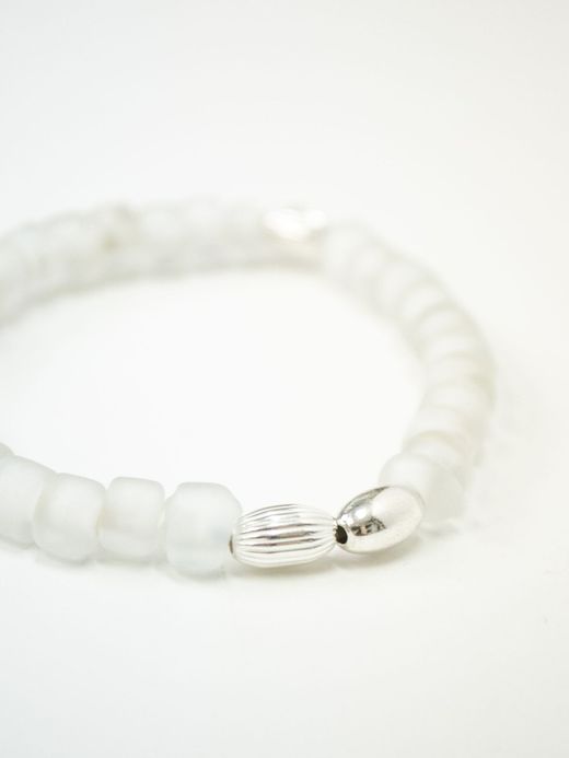 VOO VOO-URL-001 / "WHITE HEARTS" BRACELET / CLEAR MULTI 4