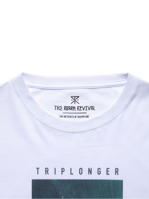 ROARK REVIVAL RLTJ656 / "TRIPLONGER" L/S PHOTO TEE / WHITE