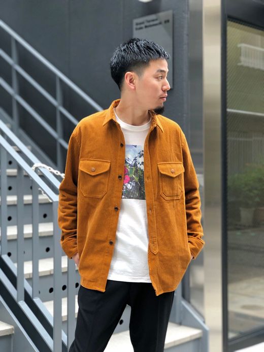  19FW-MP010 / BERKELEY OVER SHIRTS / キャメル