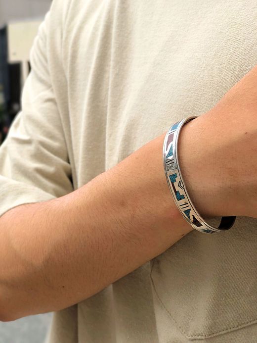 Indian Jewelry DARLEEN CLOW INLAY BANGLE / TYPE C