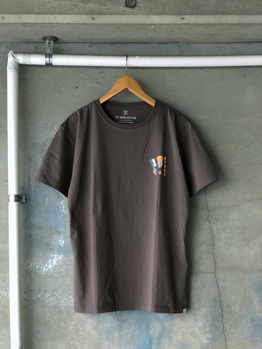 ROARK REVIVAL RTJD505 / "NOODLE HOUSE" TEE / CHARCOAL
