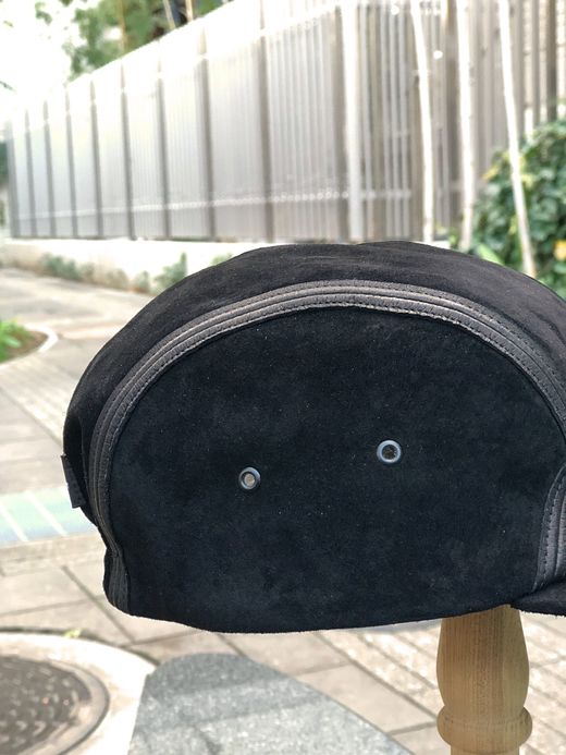  IA-00318 / INSIDEOUT SUEDE LONG BILL CAP / BLACK