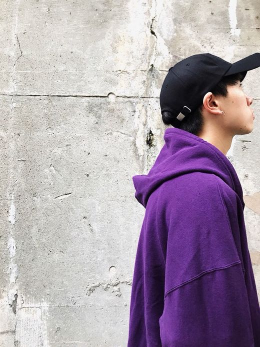 ALDIES Ultra Large Zip Parka / purple
