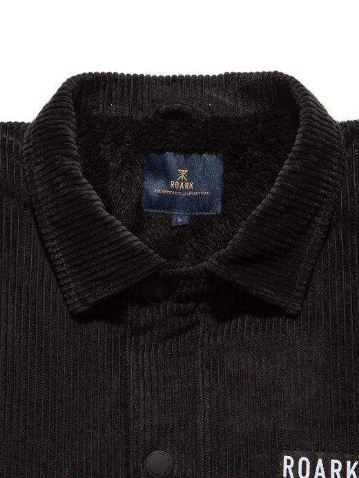 ROARK REVIVAL RJJ659 / CORDUROY COACHES JACKET / BLACK