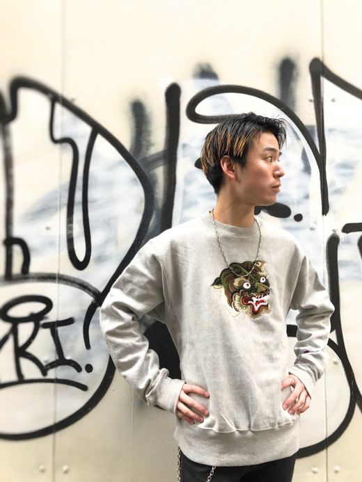 LOOKER Camo Tiger Sweat / gray