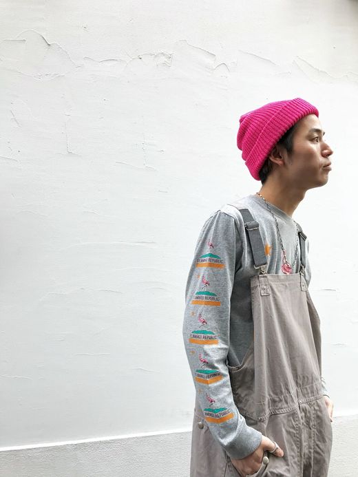ALDIES Flamingo Long T / gray