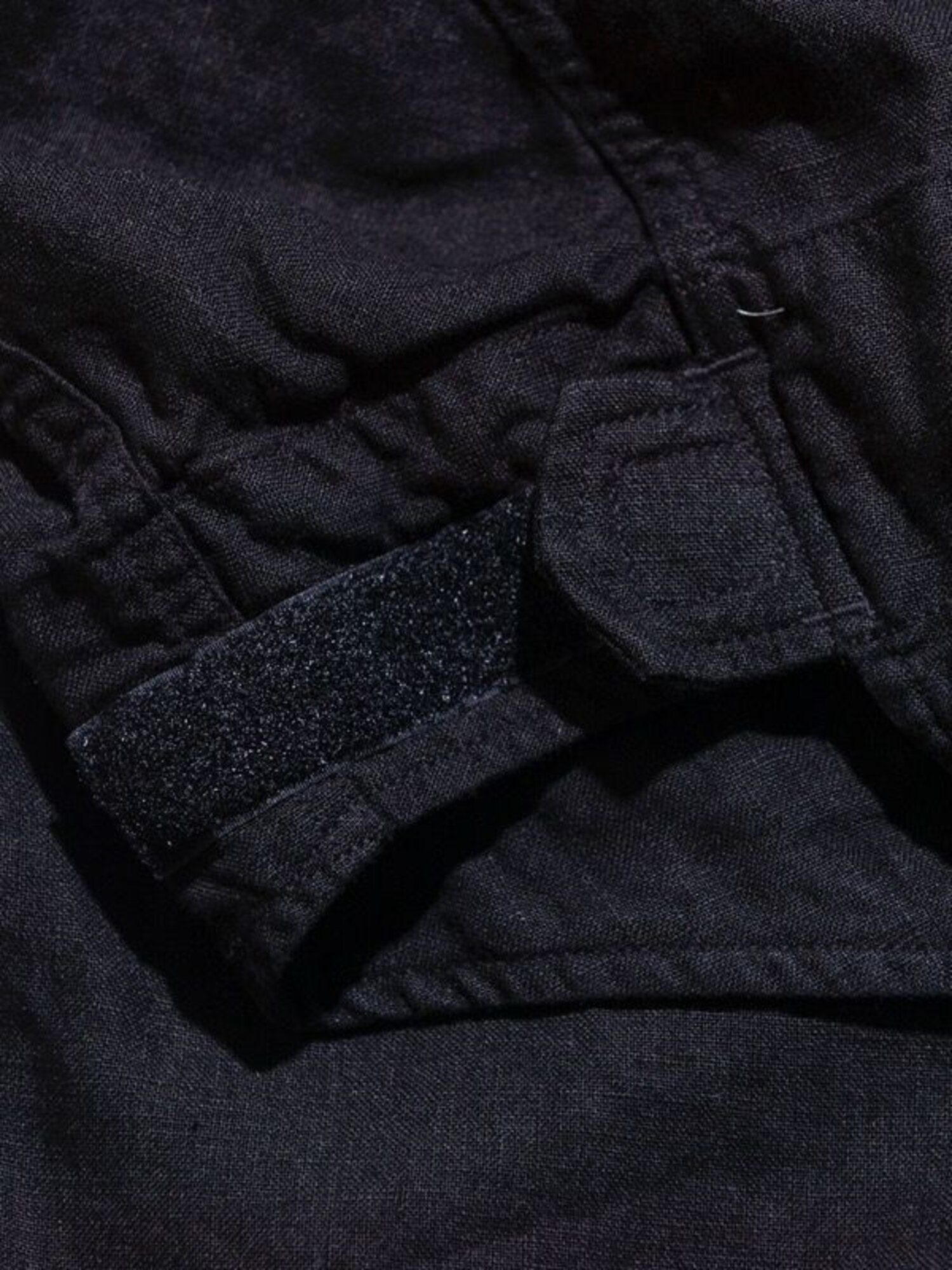 ANACHRONORM AN095 / LINEN FIELD JACKET / BLACK | FLATBUSH