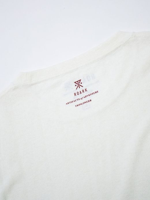 ROARK REVIVAL RTJH720 / HEMPCOTTON H/W TEE / WHITE