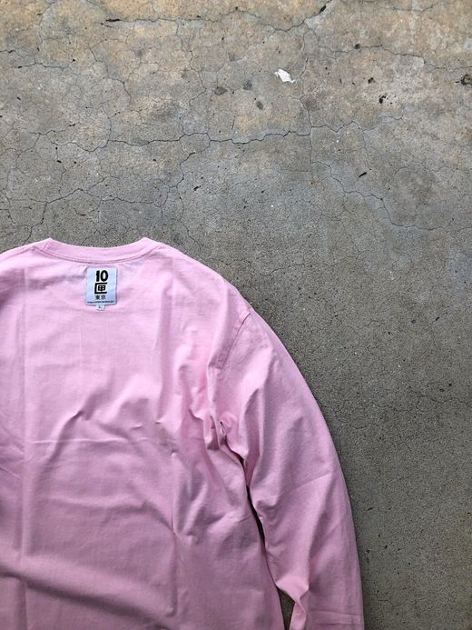 TENBOX MADE IN PARADAISE L/S TEE / PINK